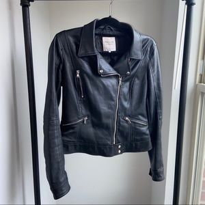 Zara Faux Leather Biker Jacket